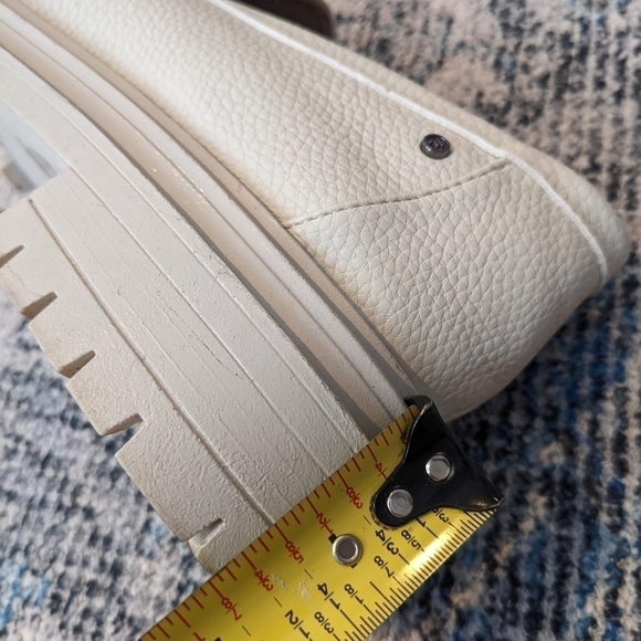 French Connection Womens Tatiana Loafers Cream Color Size 8.5 - Picture 6 of 6